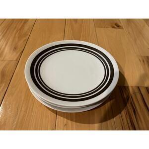 MIKASA TEMPO SEVENTY RADIAL 5889 Lunch Plates 8.75" Diameter MINT